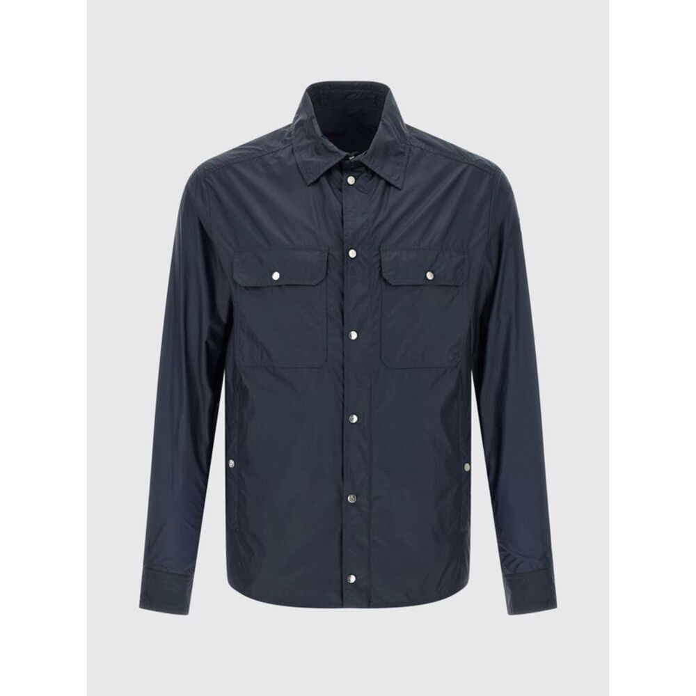 Moncler Shirt Men Blue